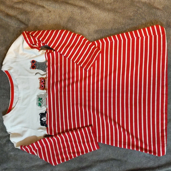 Long sleeve kittens dress - Picture 1 of 2